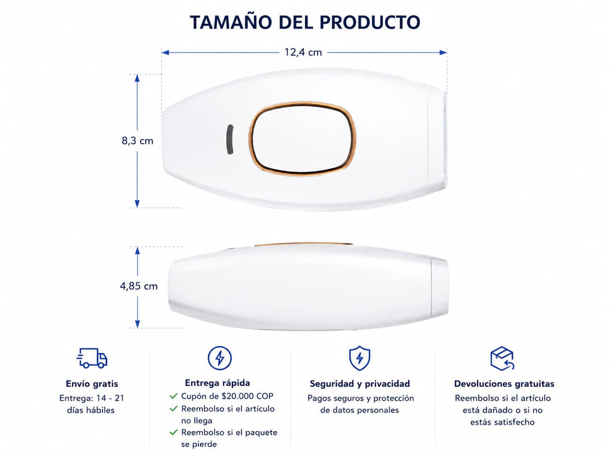 Depiladora IPL en casa. Piel Suave de Más Tiempo, Sin Salir de Casa