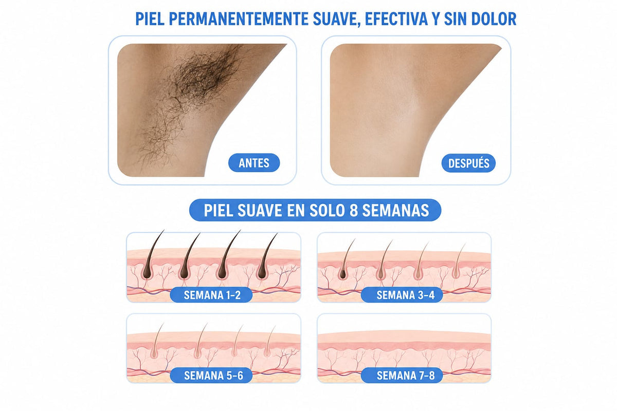Depiladora IPL en casa. Piel Suave de Más Tiempo, Sin Salir de Casa